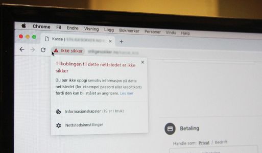 Er nettsiden din sikker?