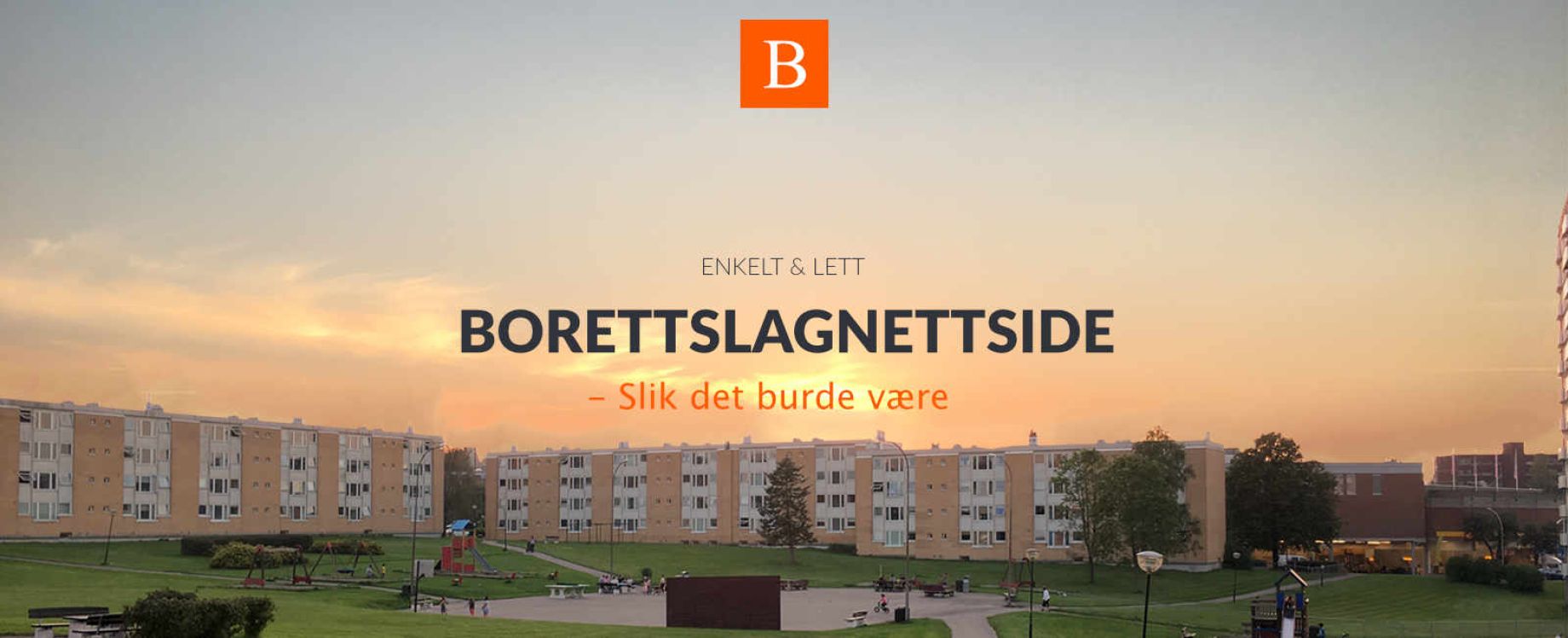 Markedets mest brukervennlige nettsideløsning skreddersydd for boligselskap