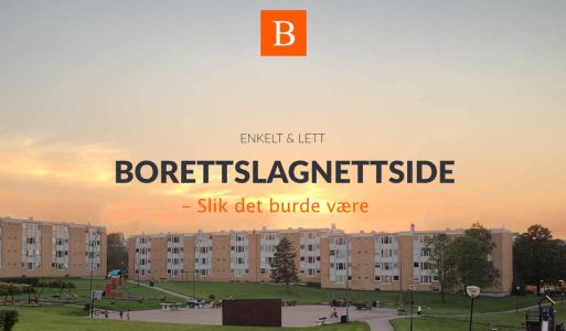 Markedets mest brukervennlige nettsideløsning skreddersydd for boligselskap