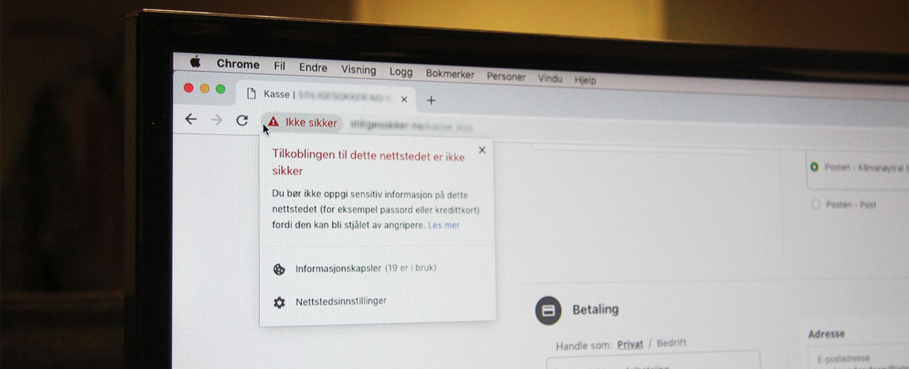 Er nettsiden din sikker?