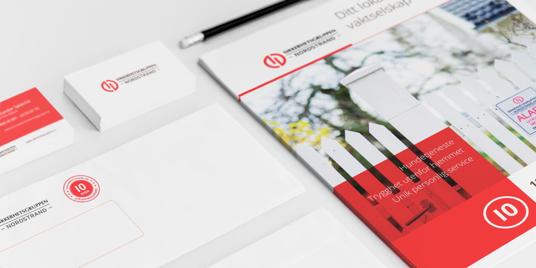 Design av brosjyre og flyers